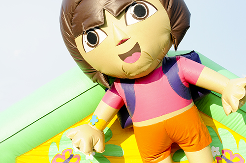 Dora_Photography For You_Dwayne Tucker My Niece's Dora Bouncing Castle; She Loves Dora so Much