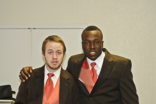 Will Joel's best man and I.